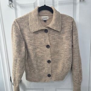 Universal Thread Tan Button-Up Cardigan